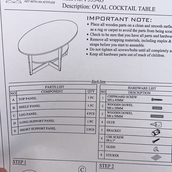 Coffee table - Picture 2 of 2